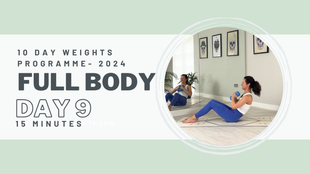 10 Day Weights Programme - Daily Programmes and Challenges - Pilates ...